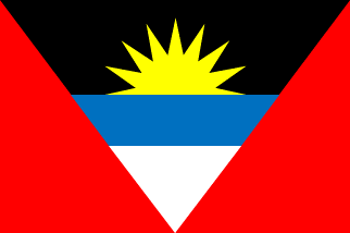 アンティグア・バーブーダの国旗のイラスト画像2