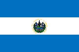 エルサルバドルの国旗のイラスト画像2