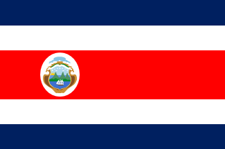 コスタリカの国旗のイラスト画像2