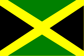 ジャマイカの国旗のイラスト画像2