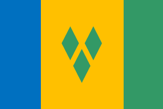 セントビンセントおよびグレナディーン諸島の国旗のイラスト画像2
