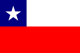 チリの国旗のイラスト画像2