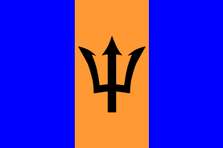 バルバドスの国旗のイラスト画像2