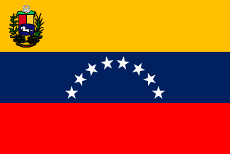ベネズエラの国旗のイラスト画像2