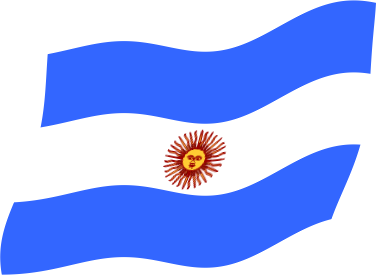 アルゼンチンの国旗のイラスト フリー 無料で使えるイラストカット Com