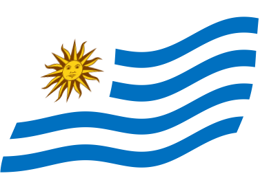 ウルグアイの国旗のイラスト フリー 無料で使えるイラストカット Com