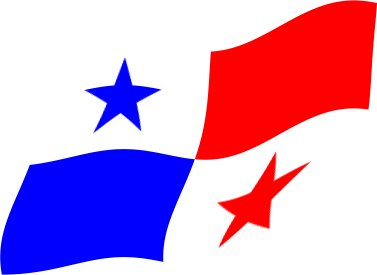 パナマの国旗のイラスト フリー 無料で使えるイラストカット Com