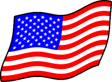 アメリカ合衆国の国旗のイラスト画像4