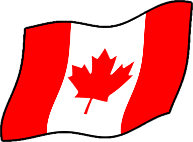 カナダの国旗のイラスト フリー 無料で使えるイラストカット Com