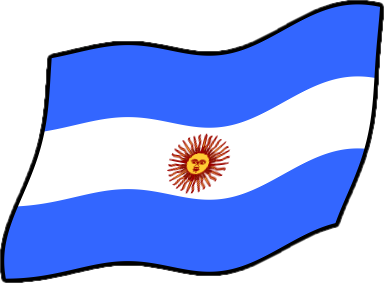 アルゼンチンの国旗のイラスト画像4