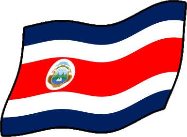 コスタリカの国旗のイラスト画像4