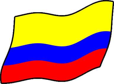 コロンビアの国旗のイラスト画像4