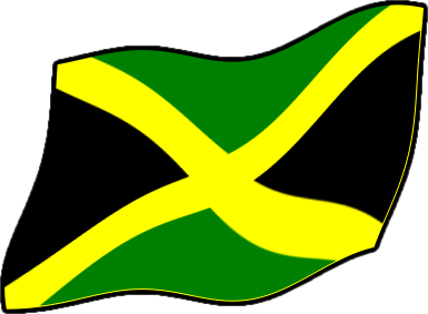 ジャマイカの国旗のイラスト画像4