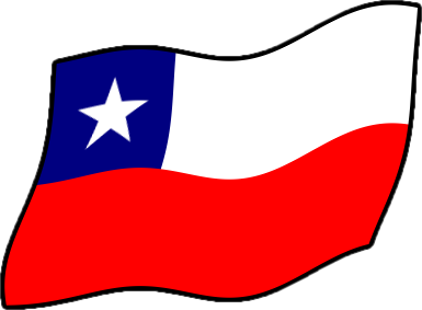 チリの国旗のイラスト画像4