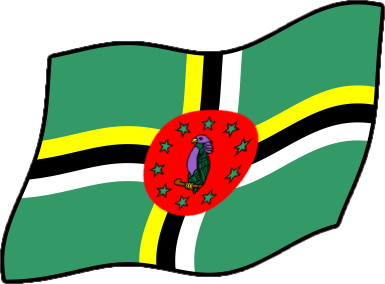 ドミニカ国の国旗のイラスト画像4