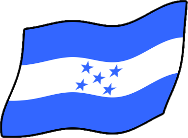 ホンジュラスの国旗のイラスト画像4