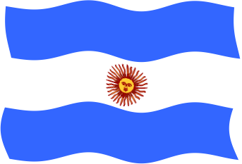 アルゼンチンの国旗のイラスト画像5