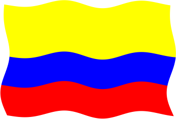 コロンビアの国旗のイラスト画像5