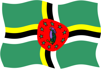 ドミニカ国の国旗のイラスト画像5
