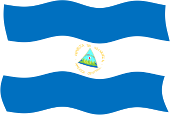 ニカラグアの国旗のイラスト画像5