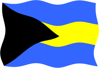 バハマの国旗のイラスト画像5