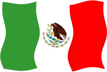 メキシコの国旗のイラスト画像5