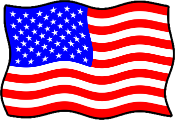 アメリカ合衆国の国旗のイラスト画像6