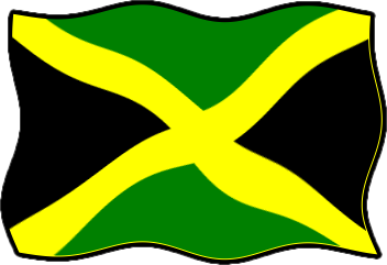 ジャマイカの国旗のイラスト画像6