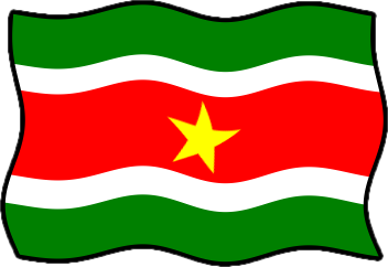 スリナムの国旗のイラスト画像6