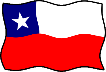 チリの国旗のイラスト画像6