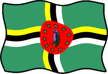 ドミニカ国の国旗のイラスト画像6