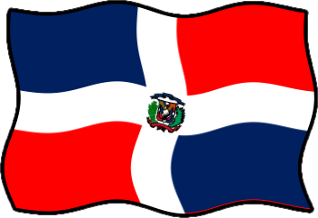 ドミニカ共和国の国旗のイラスト画像6