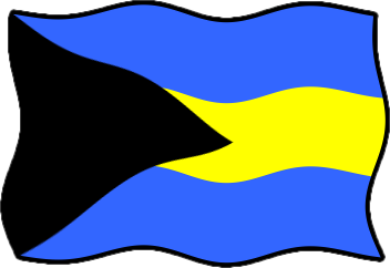 バハマの国旗のイラスト画像6