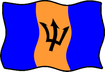 バルバドスの国旗のイラスト画像6