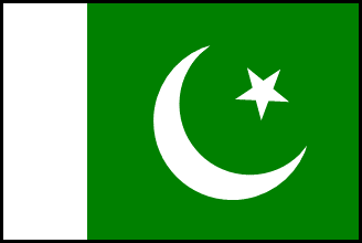 パキスタンの国旗のイラスト画像