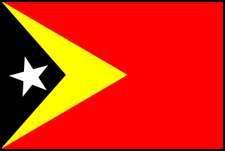 東ティモールの国旗のイラスト画像