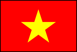 ベトナムの国旗のイラスト画像