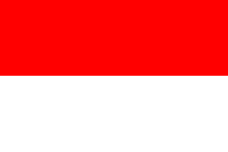 インドネシアの国旗のイラスト画像2
