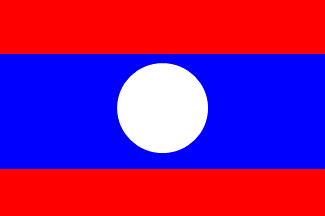 ラオスの国旗のイラスト画像2