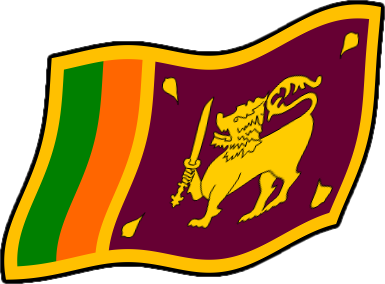 スリランカの国旗のイラスト画像4