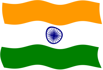 インドの国旗のイラスト画像5