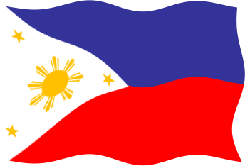 フィリピンの国旗のイラスト フリー 無料で使えるイラストカット Com