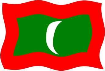 モルディブの国旗のイラスト画像5