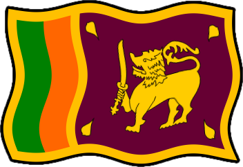 スリランカの国旗のイラスト画像6