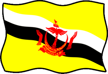 ブルネイの国旗のイラスト画像6