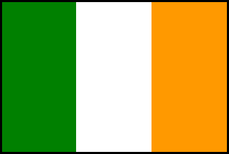 アイルランドの国旗のイラスト画像