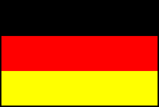 ドイツの国旗のイラスト画像