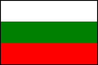 ブルガリアの国旗のイラスト画像