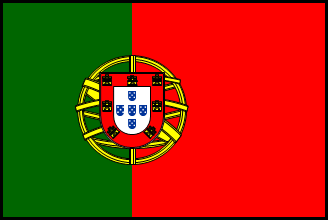 ポルトガルの国旗のイラスト画像