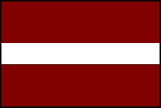 ラトビアの国旗のイラスト画像